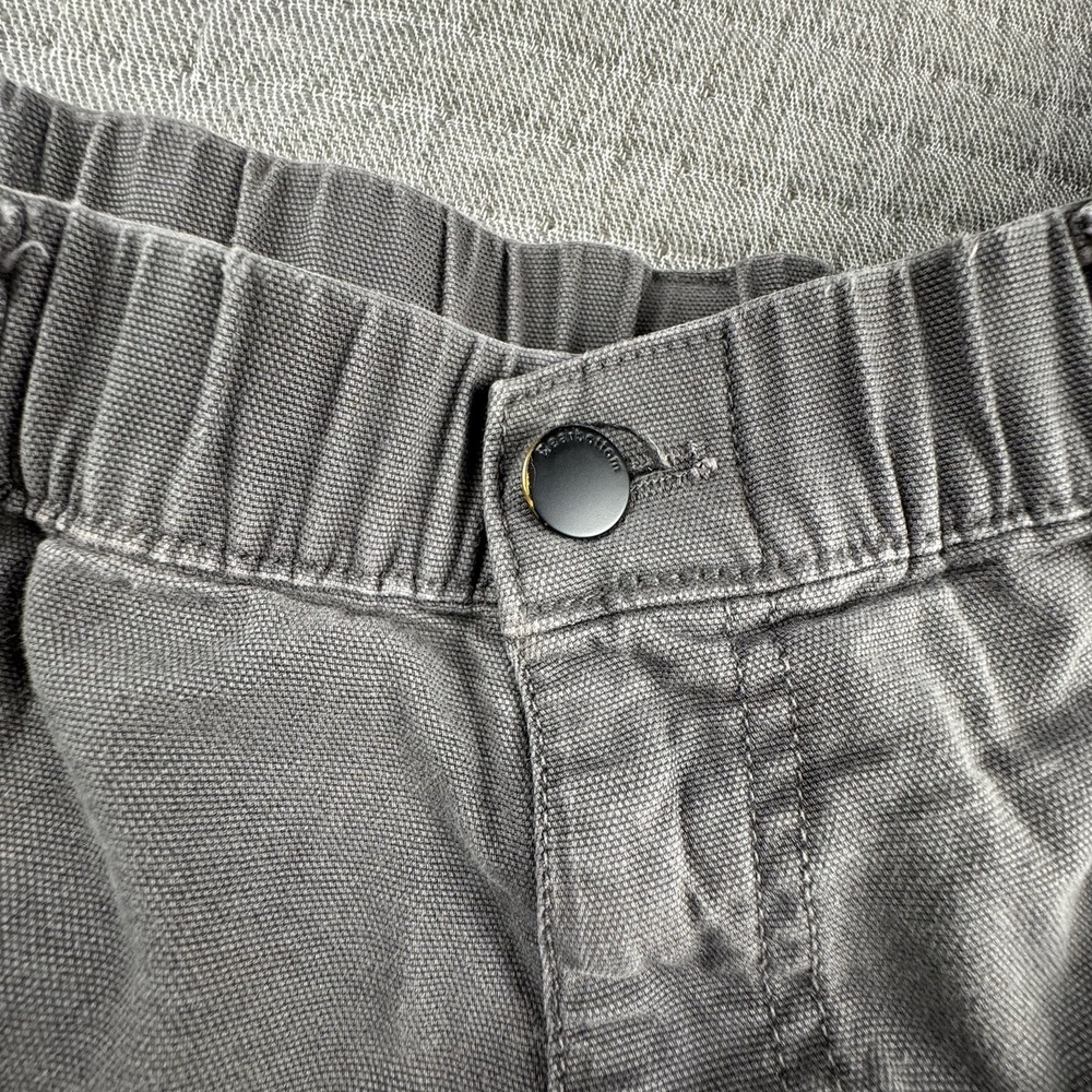 Bearbottom Stretchy Canvas Short Men XXL Gray 7" Pockets Cotton Performance Hike - Picture 7 of 7